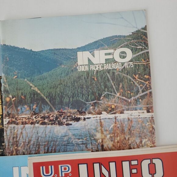 Burlington Northen Bulletin Union Pacific Info Lot 23 Vintage Magazines 60-70s - Picture 12 of 16
